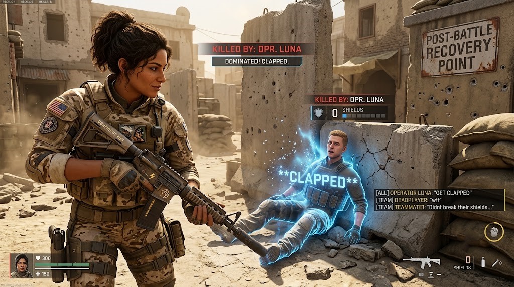 Clapped gaming slang meaning definition 2026