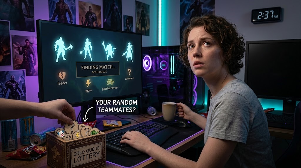 Solo Queue gaming slang meaning definition 2026